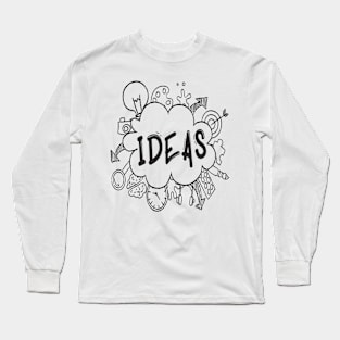 Brain searching idea Long Sleeve T-Shirt